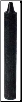 Black Taper Candle  6"                                                                                                   