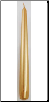 Gold Taper Candle 9"                                                                                                    