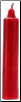 Red Pillar Candle 9"                                                                                                    