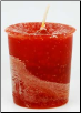 House Warming Herbal Votive - Red Brown                                                                                 