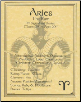Aries Zodiac Poster                                                                                                     