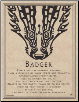 Badger Prayer Poster                                                                                                    