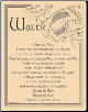 Water Evocation Poster                                                                                                  