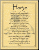 Horse Prayer Poster                                                                                                     