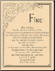 Fire Invocation Poster                                                                                                  
