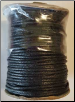 Black Cotton Cord 2mm 1 yd                                                                                              