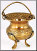 Celtic Brass Cauldron 3"                                                                                                