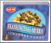 Frankincense & Myrrh HEM Cone Incense 10 Pack                                                                                   