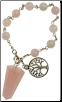 Rose Quartz Pendulum Bracelet                                                                                           