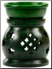 Green Soapstone Oil Diffuser   3 1/2"                                                                                   