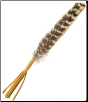 Leather Wrapped Smudging Feather 10"                                                                                    