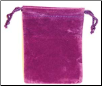 Purple Velveteen Bag                                                                                                    