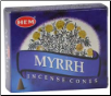 Myrrh HEM Cone Incense 10 Pack                                                                                                  